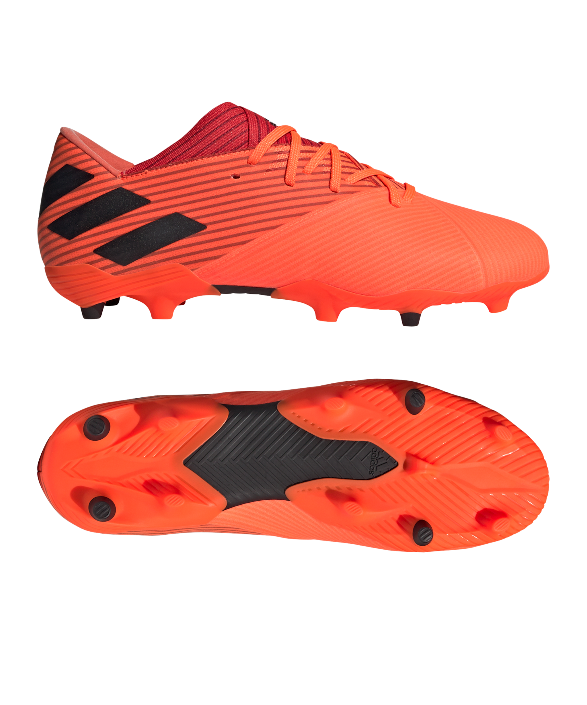 orange nemeziz football boots