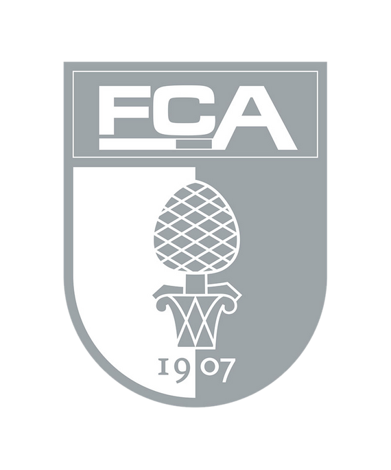 Fc Augsburg Logo Sticker Silver