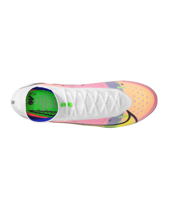 nike mercurial superfly viii dragonfly elite fg weiss f105