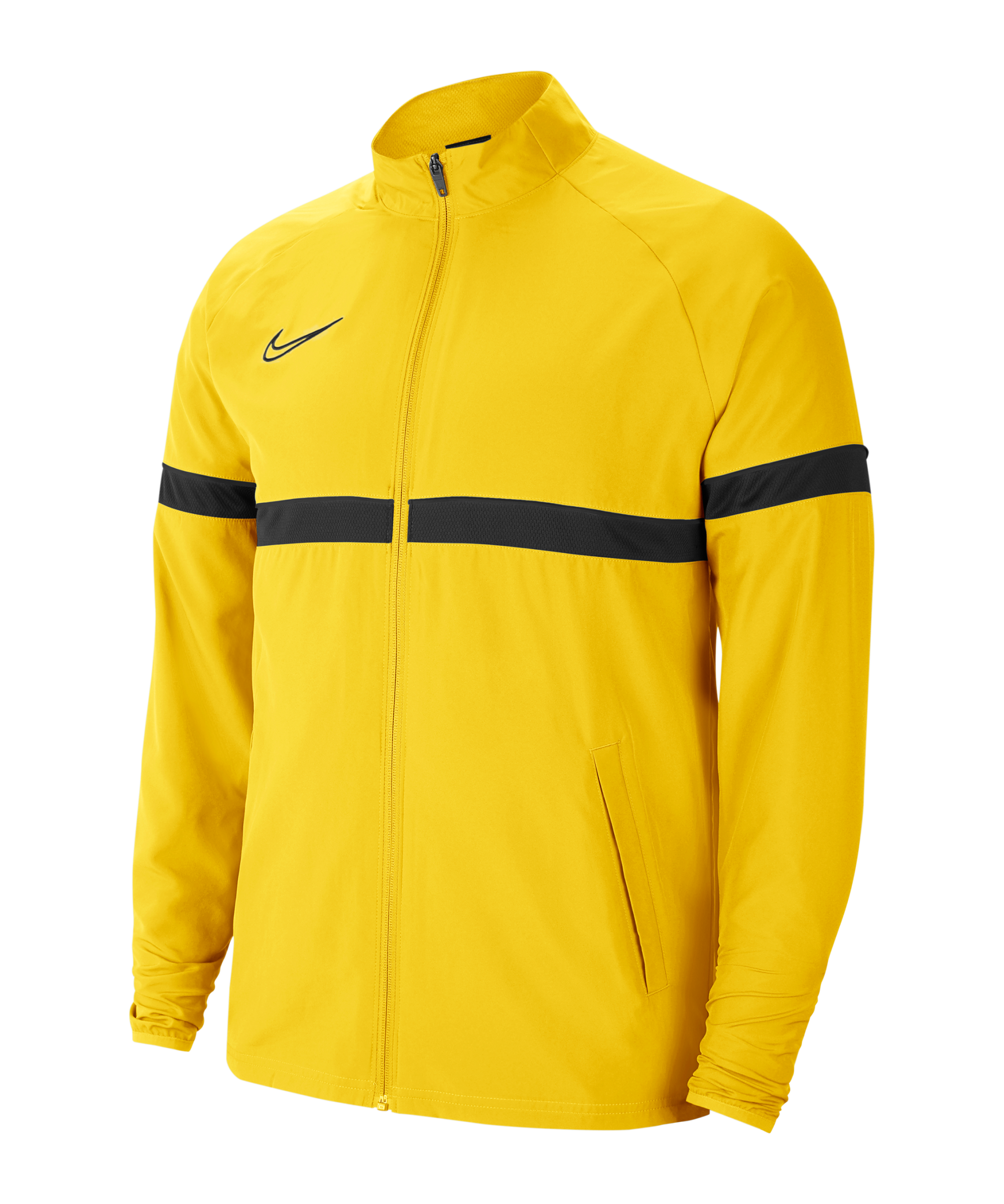 nike woven jacket yellow