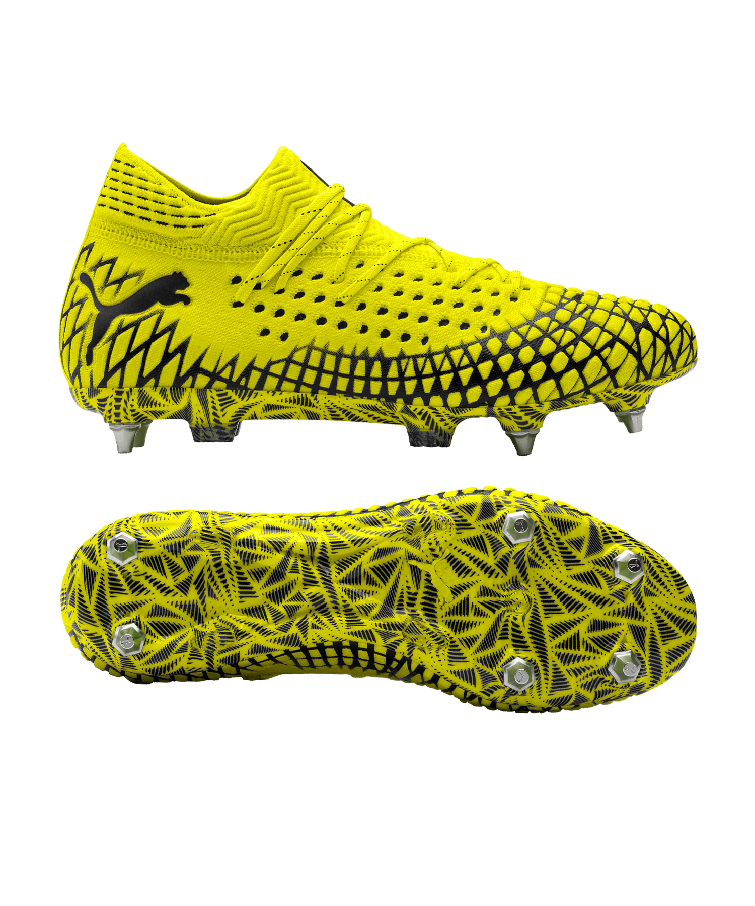 PUMA FUTURE RUSH 4.1 NETFIT Mx SG Gelb PUMA FUTURE RUSH 4.1 NETFIT Mx SG Gelb